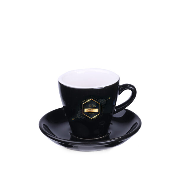 Espresso kavos puodelis VERONA su lėkštute 80 ml