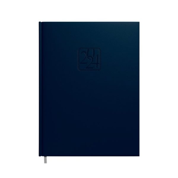 Darbo kalendorius Timer Futura PVC A4 tamsiai mėlynos spalvos