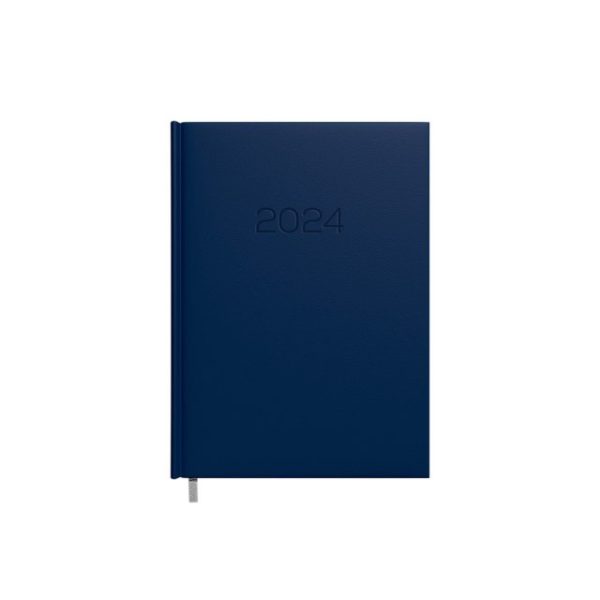 Darbo kalendorius Timer Daytime Baladek 2024 m, A5 , PVC viršelis, tamsiai mėlynos spalvos