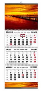 Sieninis trijų dalių kalendorius TRIO 2024 m